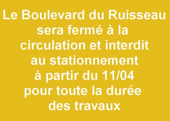 travaux bv ruisseau