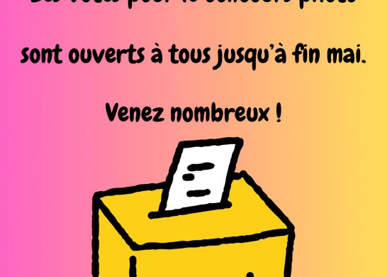 Votes concours photo 2026