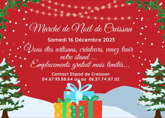 Appel candidature marché Noël
