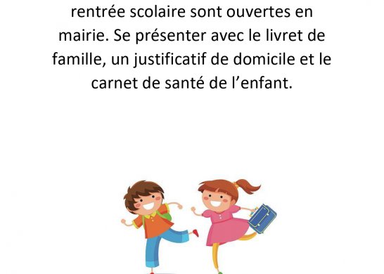 rentrée scolaire